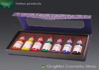 Tinta da tatuagem de Aqua Semi Permanent Makeup Pigment, tinta diferente do pigmento da sobrancelha das cores