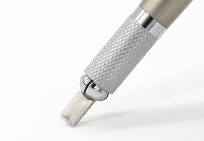 Tatuagem manual Pen Three da qualidade superior das agulhas de Microblading/pinos estrela dobro 14 para agulhas da sobrancelha da composição